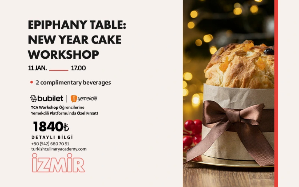 TCA | Epifani Sofrası: Para saklamalı yeni yıl keki atölyesi