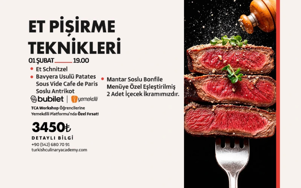 TCA | Et Pişirme Teknikleri