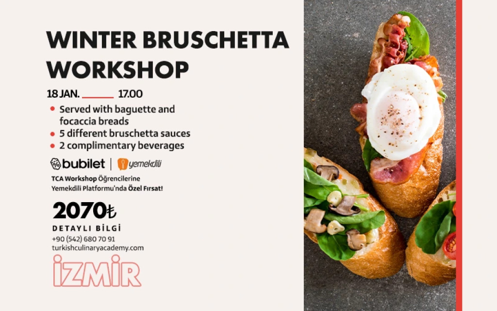 TCA | Kış Bruschetta Atölyesi