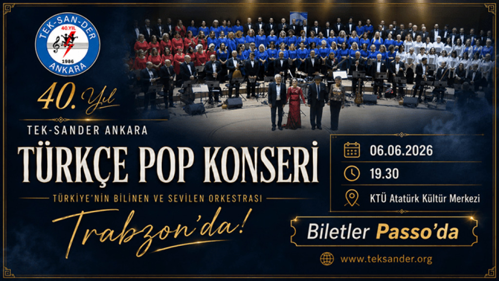 Tek -San - Der Ankara Türkçe Pop Konseri I Trabzon