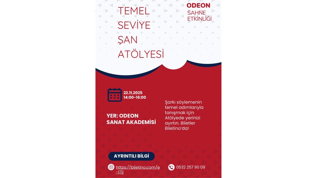 TEMEL SEVİYE ŞAN ATÖLYESİ