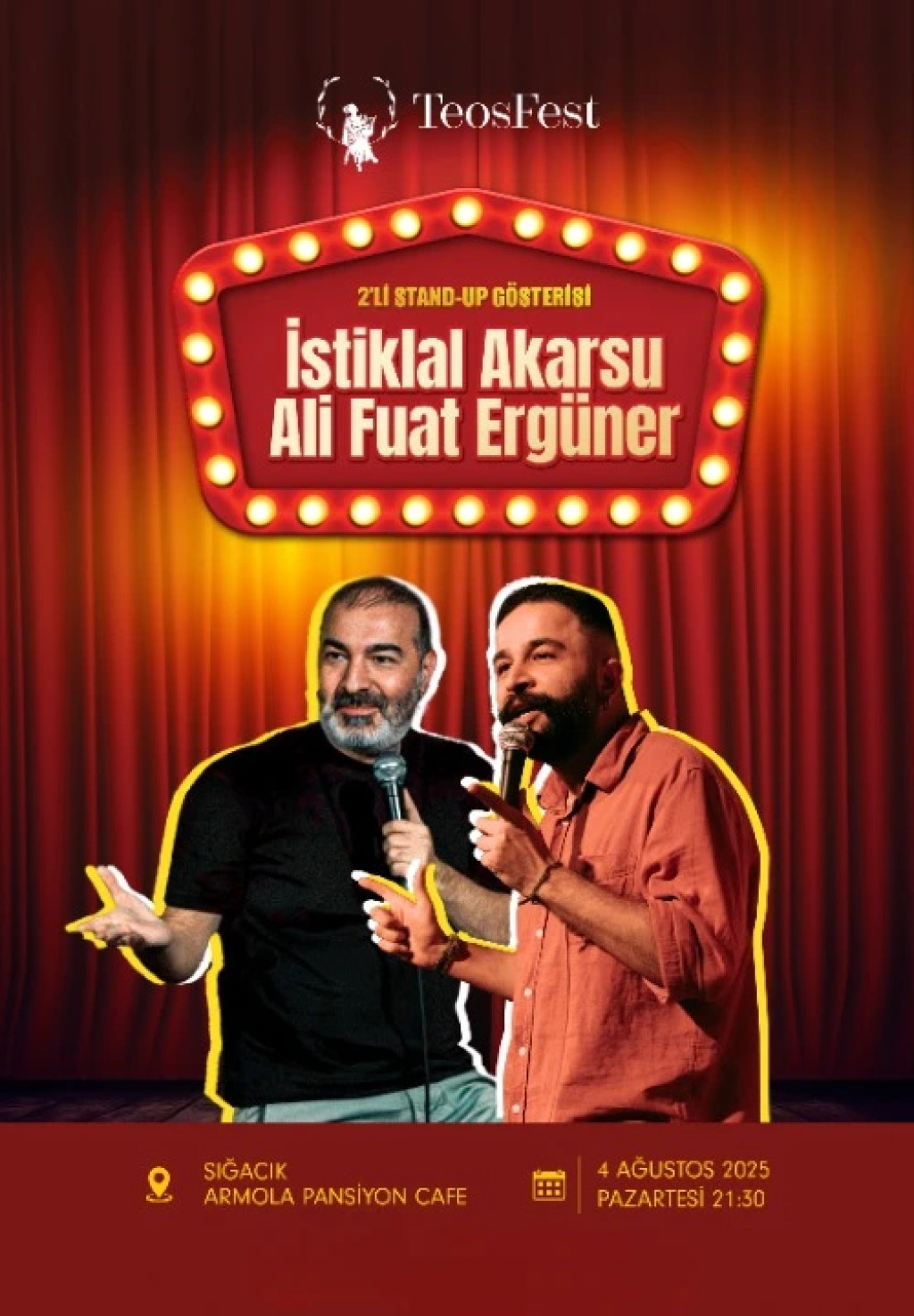 TeosFest 2025 Stand-Up Gösterileri-İstiklal Akarsu – Ali Fuat Ergüner 2'li