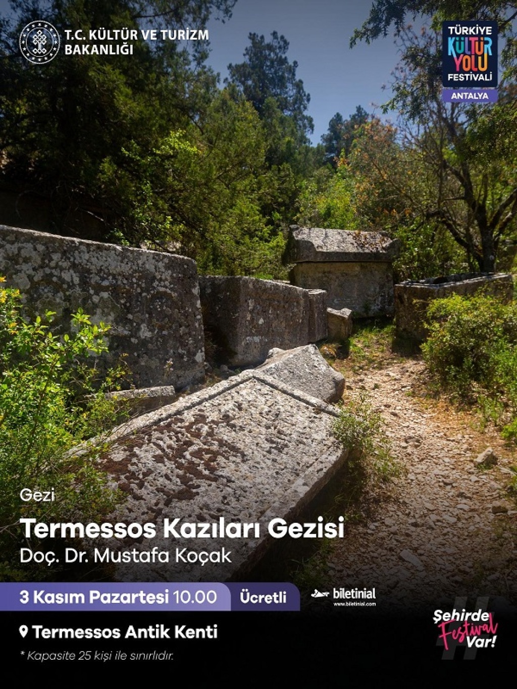 Termessos Kazıları Gezisi - Antalya Kültür Yolu