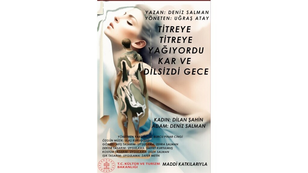 Titreye titreye yağıyordu kar ve dilsizdi gece