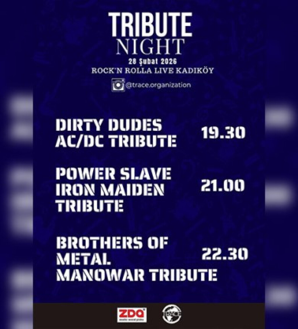 Tribute Night: AC/DC, IRON MAIDEN VE MANOWAR