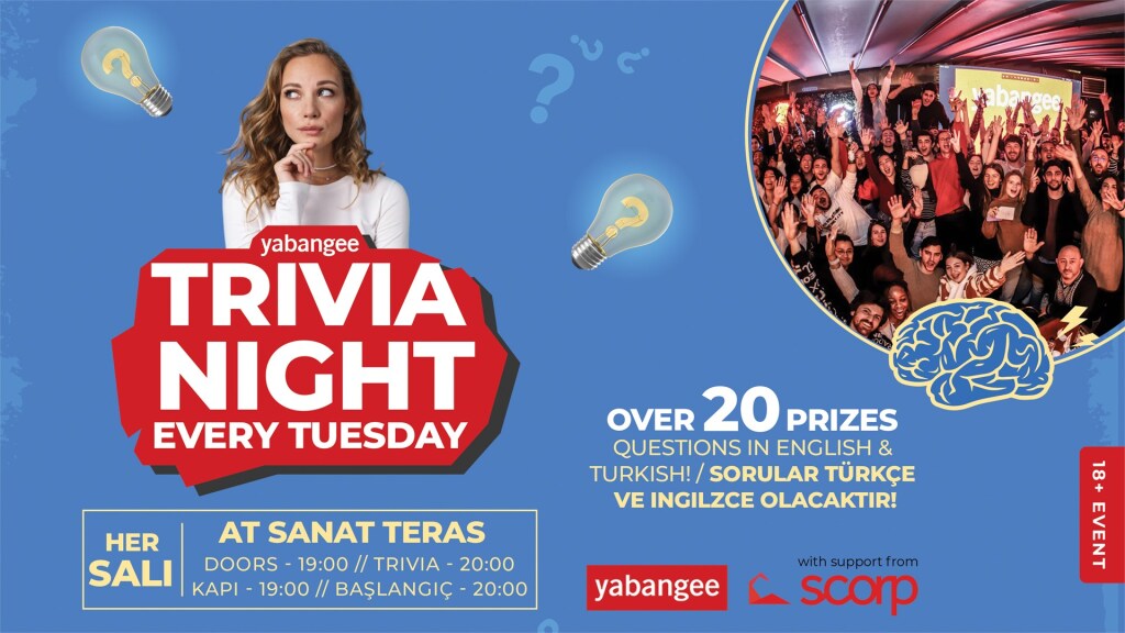 Trivia Night #211: Questions in English & Turkish