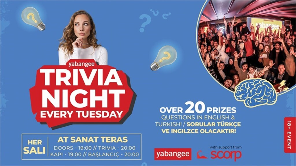 Trivia Night #247: Questions in English & Turkish