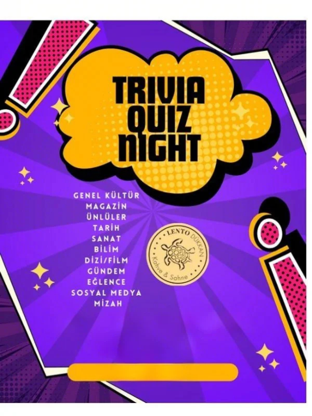 Trivia Quiz Night