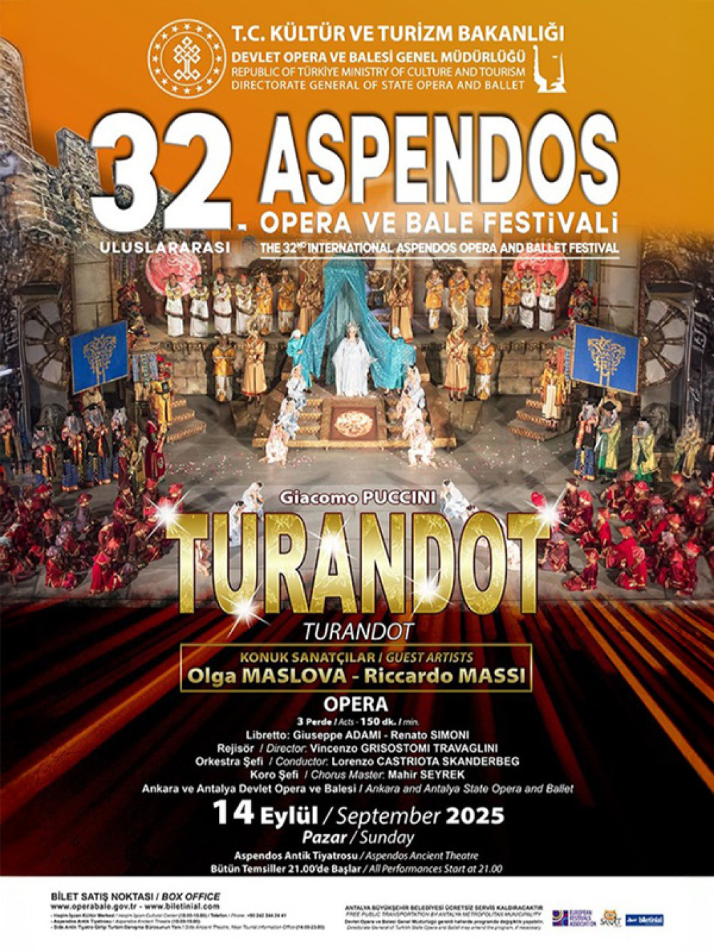 Turandot - 32. Uluslararası Aspendos Opera ve Bale
