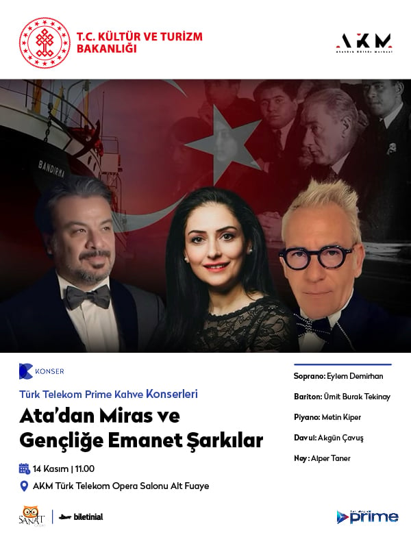 Türk Telekom Prime Kahve Konserleri Ata'dan Miras ve Gençliğe Emanet Şarkılar