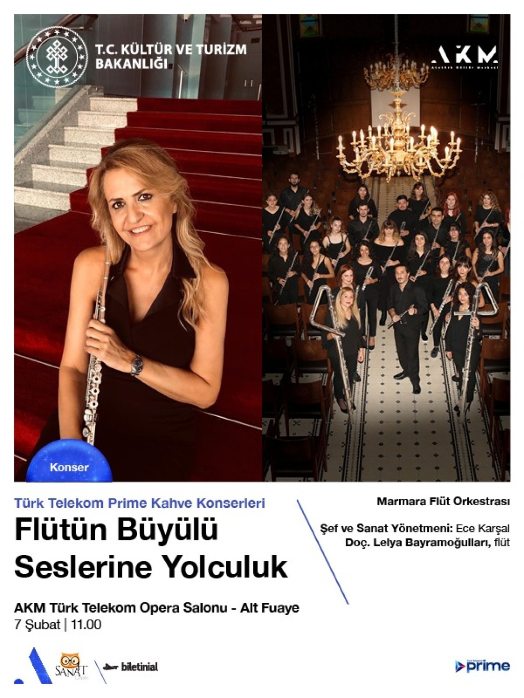 Türk Telekom Prime Kahve Konserleri Flütün Büyülü Seslerine Yolculuk