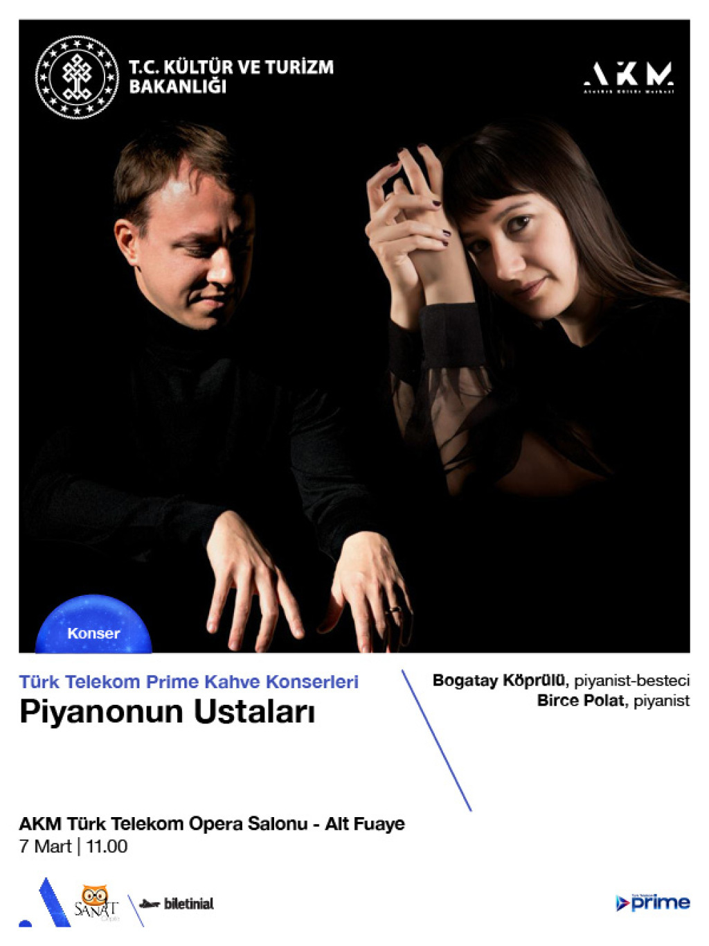 Türk Telekom Prime Kahve Konserleri Piyanonun Ustaları