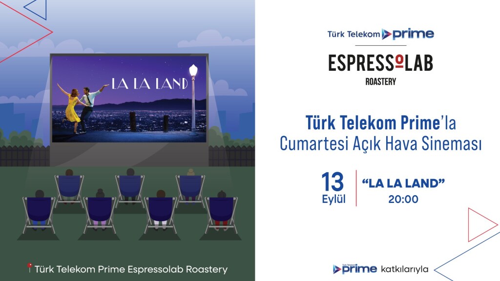 Türk Telekom Prime'la Cumartesi Açık Hava Sineması- LA LA LAND (Aşıklar Şehri)