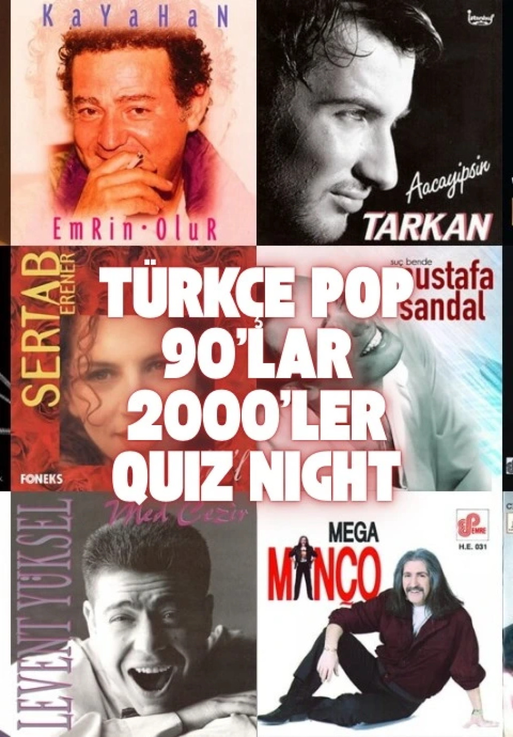 Türkçe Pop 90'lar 2000'ler Quiz Night
