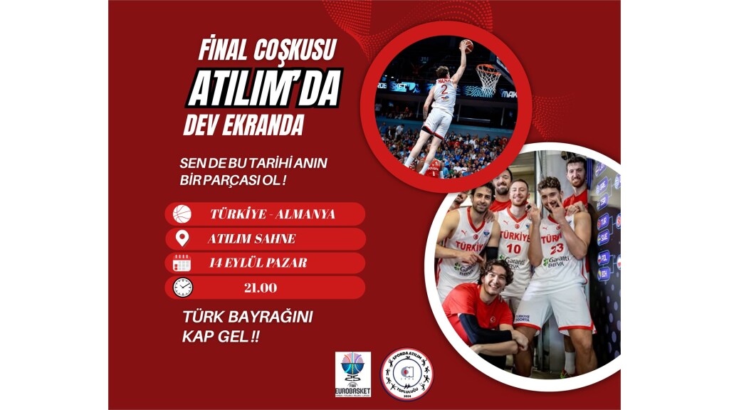 TÜRKİYE - ALMANYA FİNAL MAÇINI DEV EKRANDA BERABER İZLİYORUZ