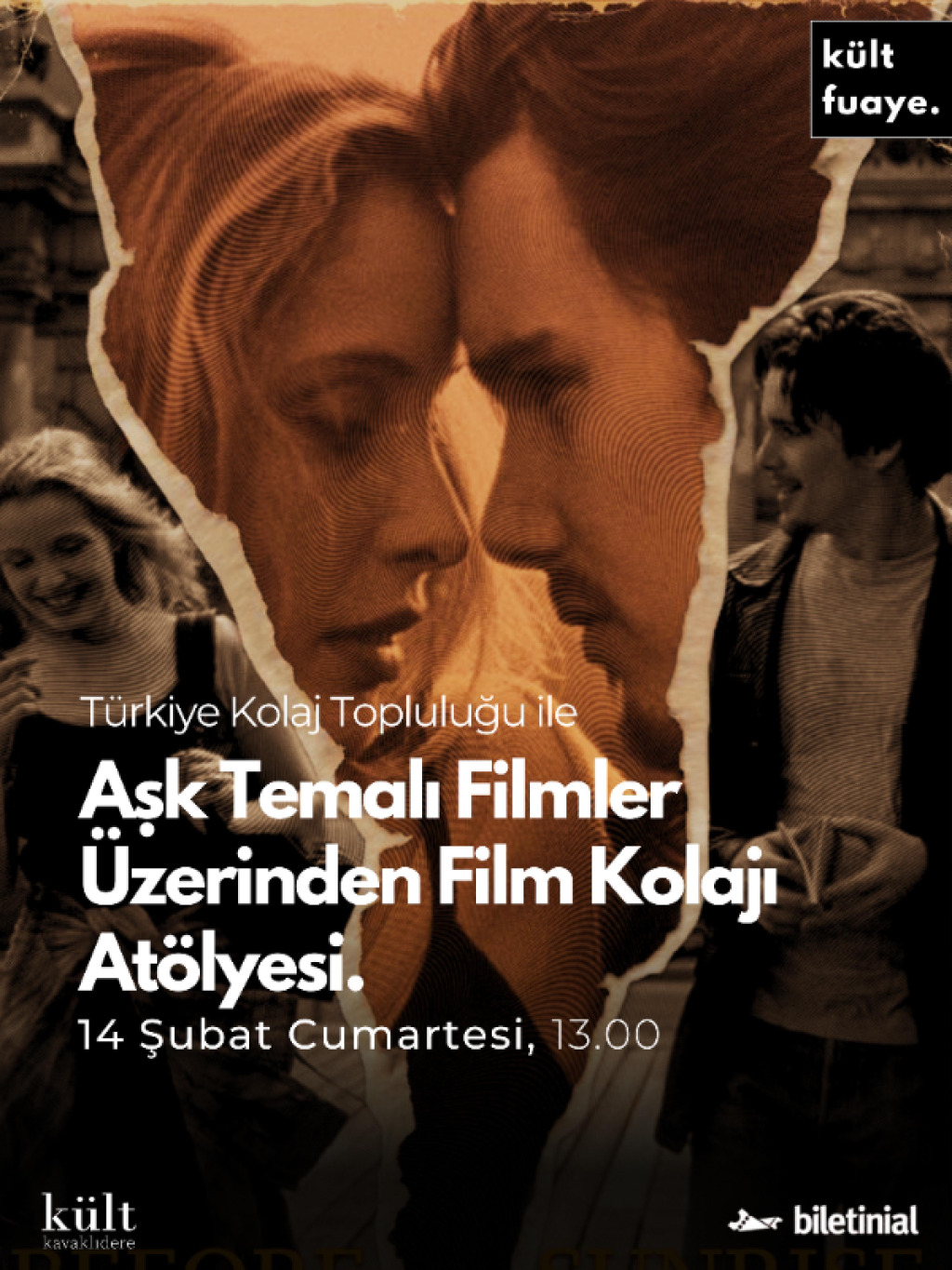 Türkiye Kolaj Topluluğu ile Aşk Temalı Filmler Üzerinden Film Kolajı Atölyesi