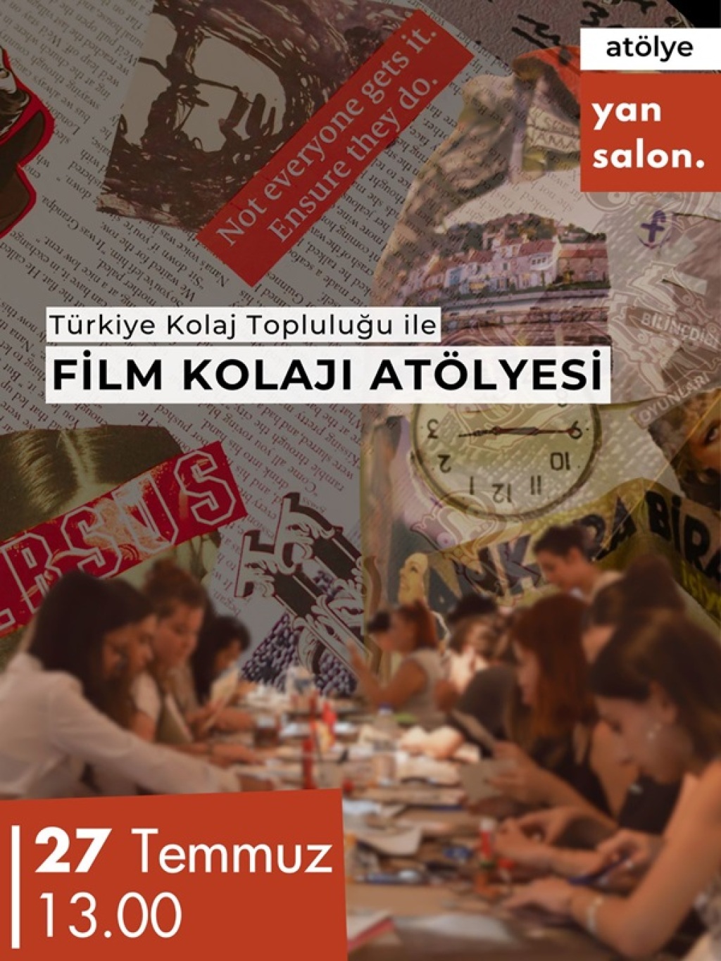 Türkiye Kolaj Topluluğu ile film Kolajı Atölyesi