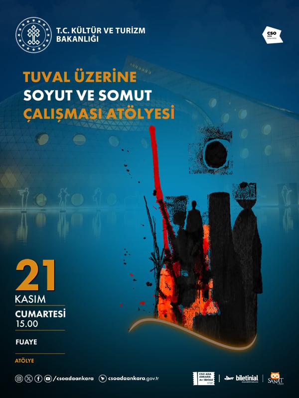Tuval Üzerine Soyut Ve Somut Çalışması Atölyesi