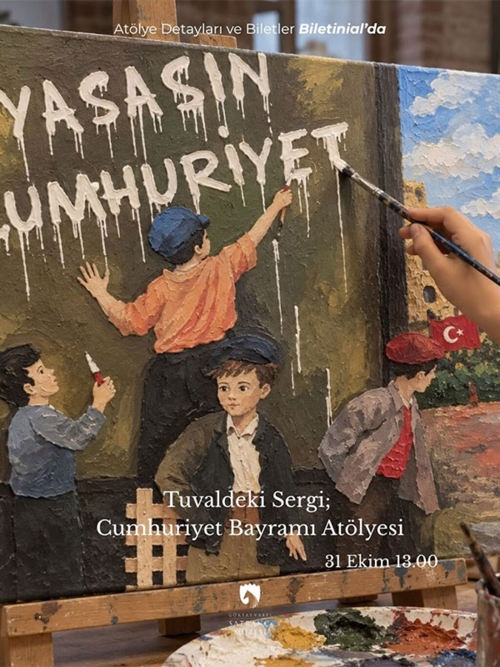 Tuvaldeki Sergi: Cumhuriyet Bayramı Atölyesi