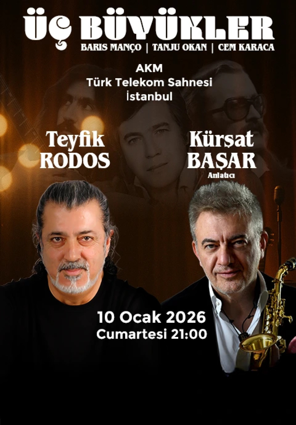 Üç Büyükler-Barış Manço&Tanju Okan&Cem Karaca