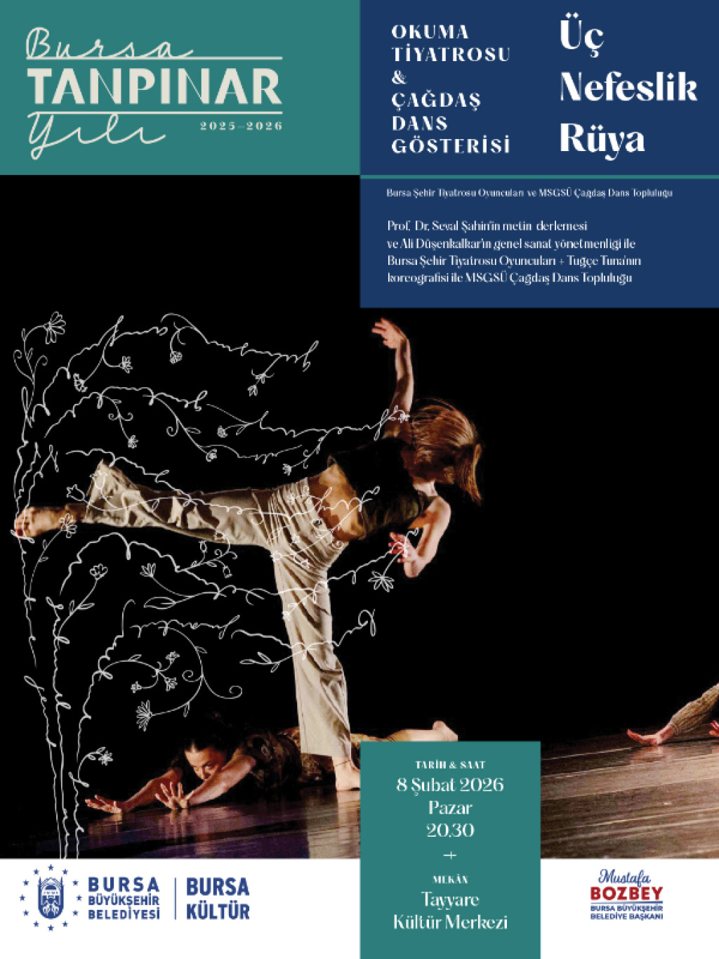 Üç Nefeslik Rüya – Okuma Tiyatrosu ve Çağdaş Dans