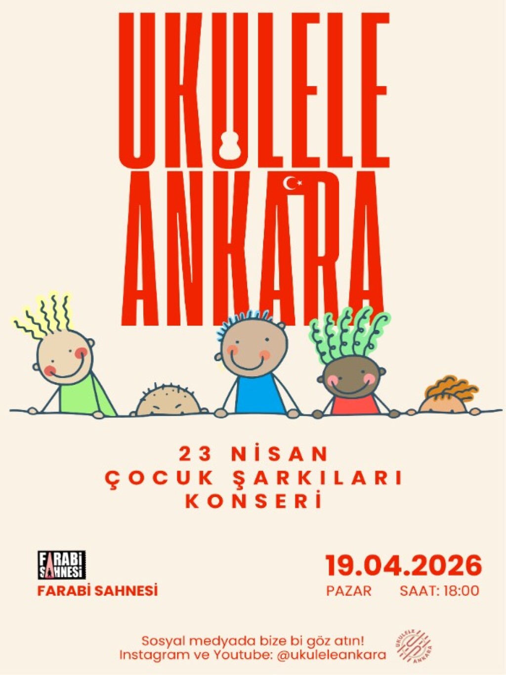 Ukulele Ankara ile 23 Nisan Çocuk Şarkıları
