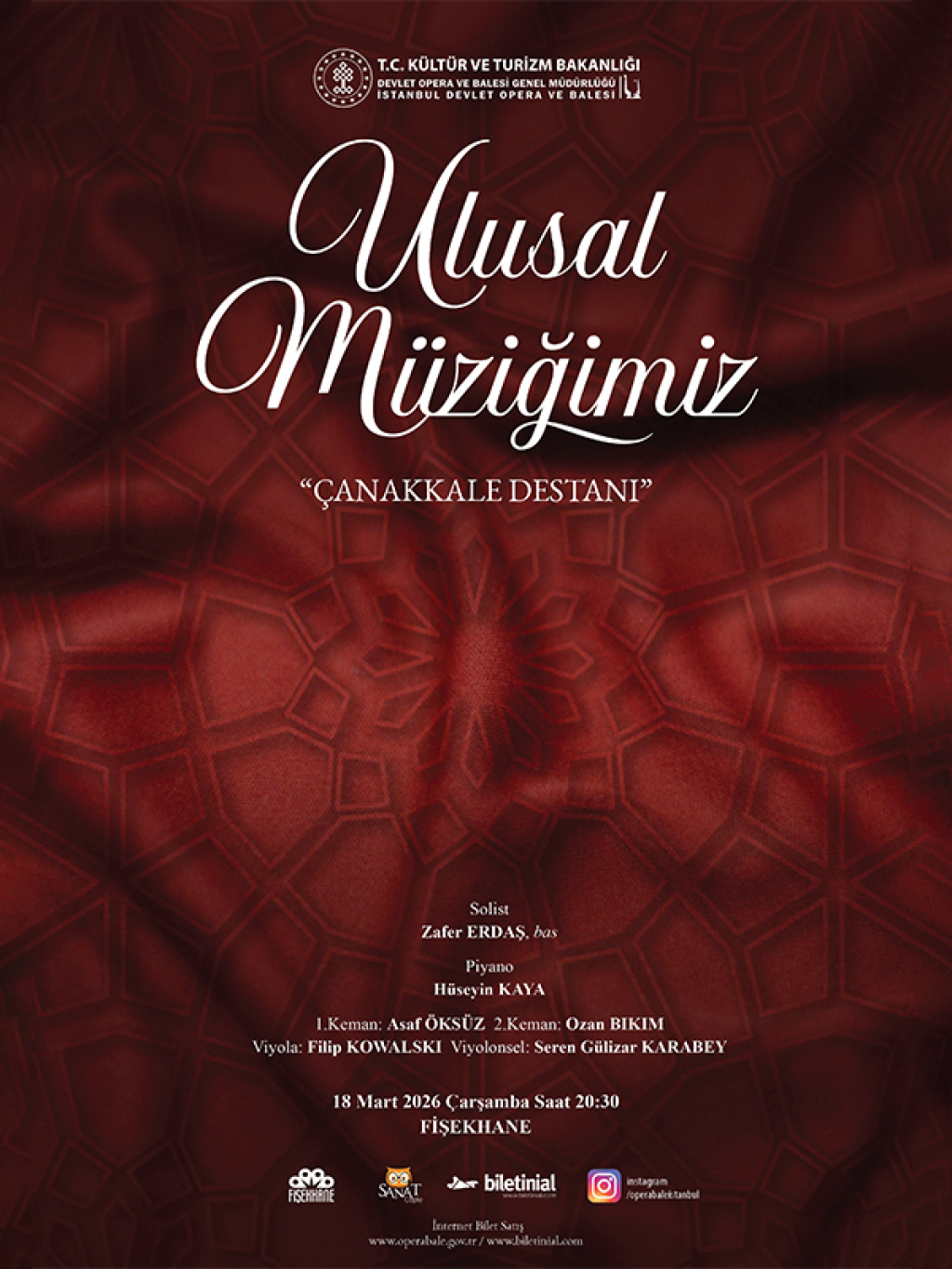 Ulusal Müziğimiz "Çanakkale Destanı" - İstanbul DOB