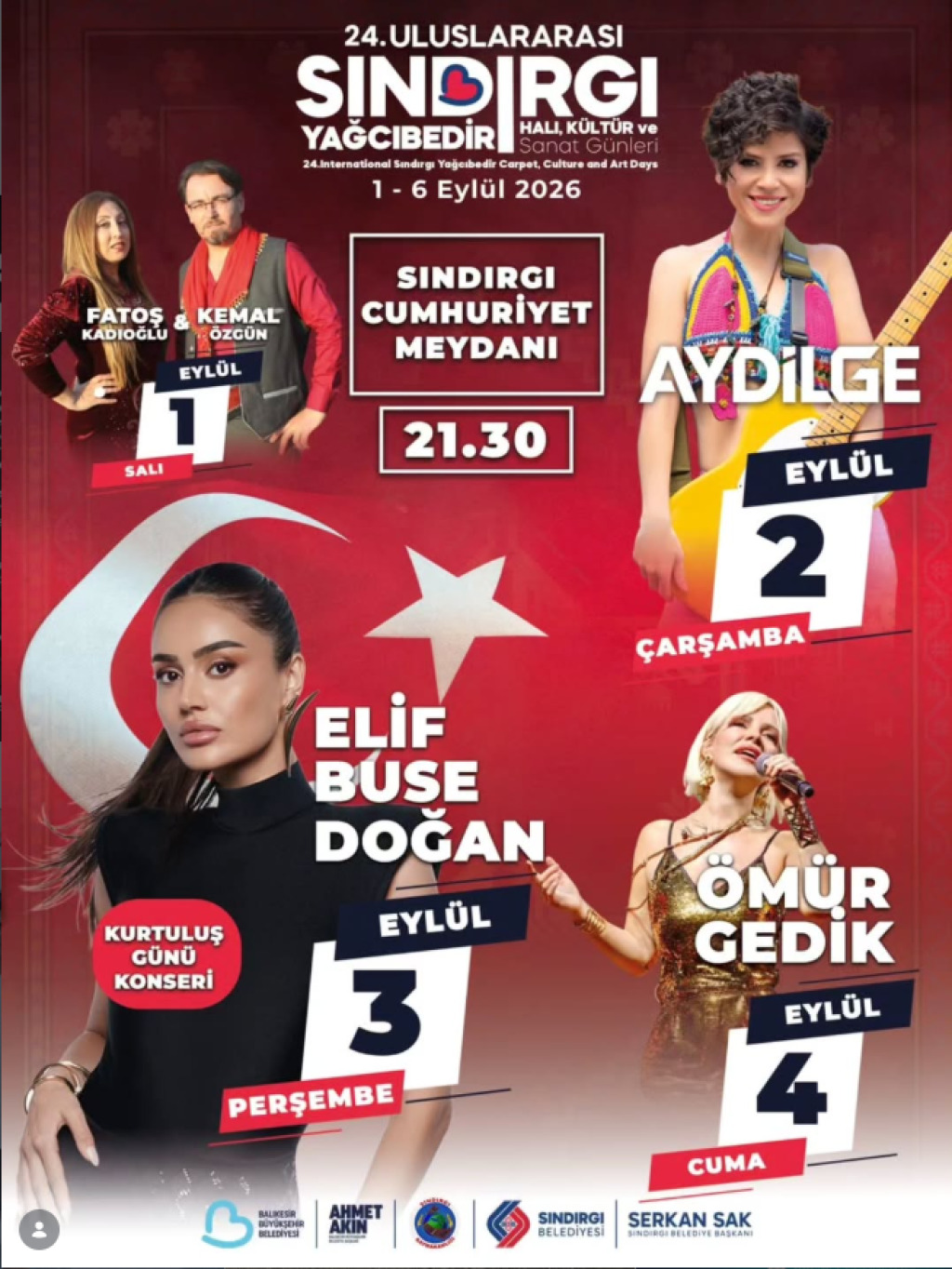 Uluslararası Sındırgı Yağcıbedir Halı, Kültür Ve Sanat Günleri