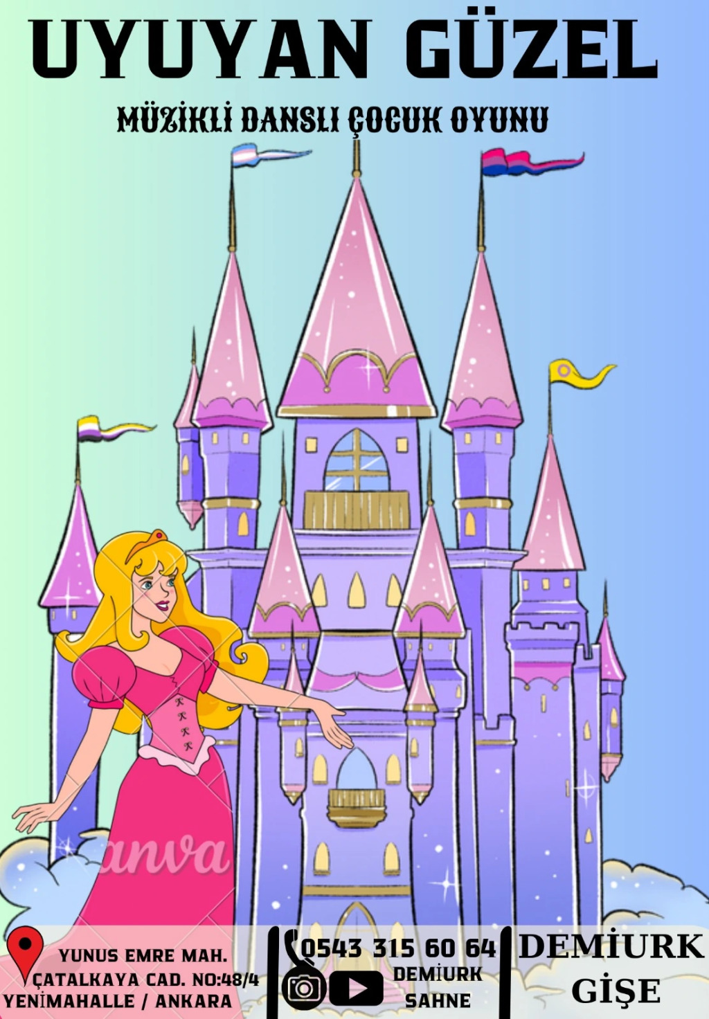 Uyuyan Güzel Müzikli Danslı Çocuk