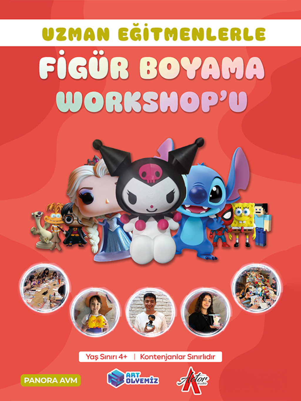 Uzman Eğitmenlerle Figür Boyama Workshop'u