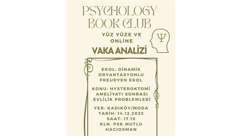 Vaka Analizi (Kln. Psk. Mutlu Hacıosman)