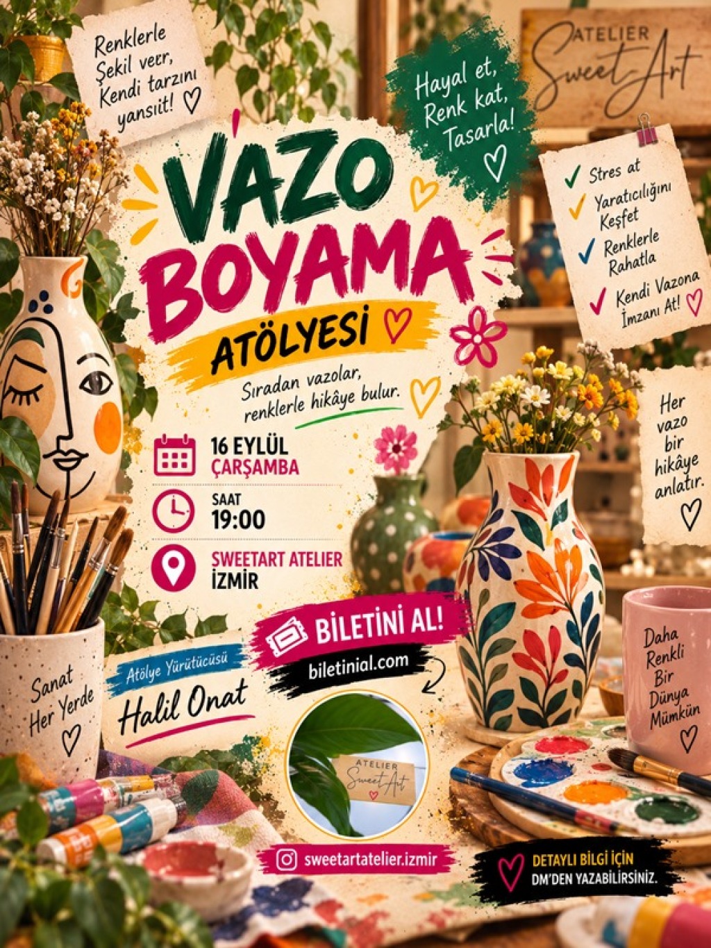 Vazo Boyama Atölyesi
