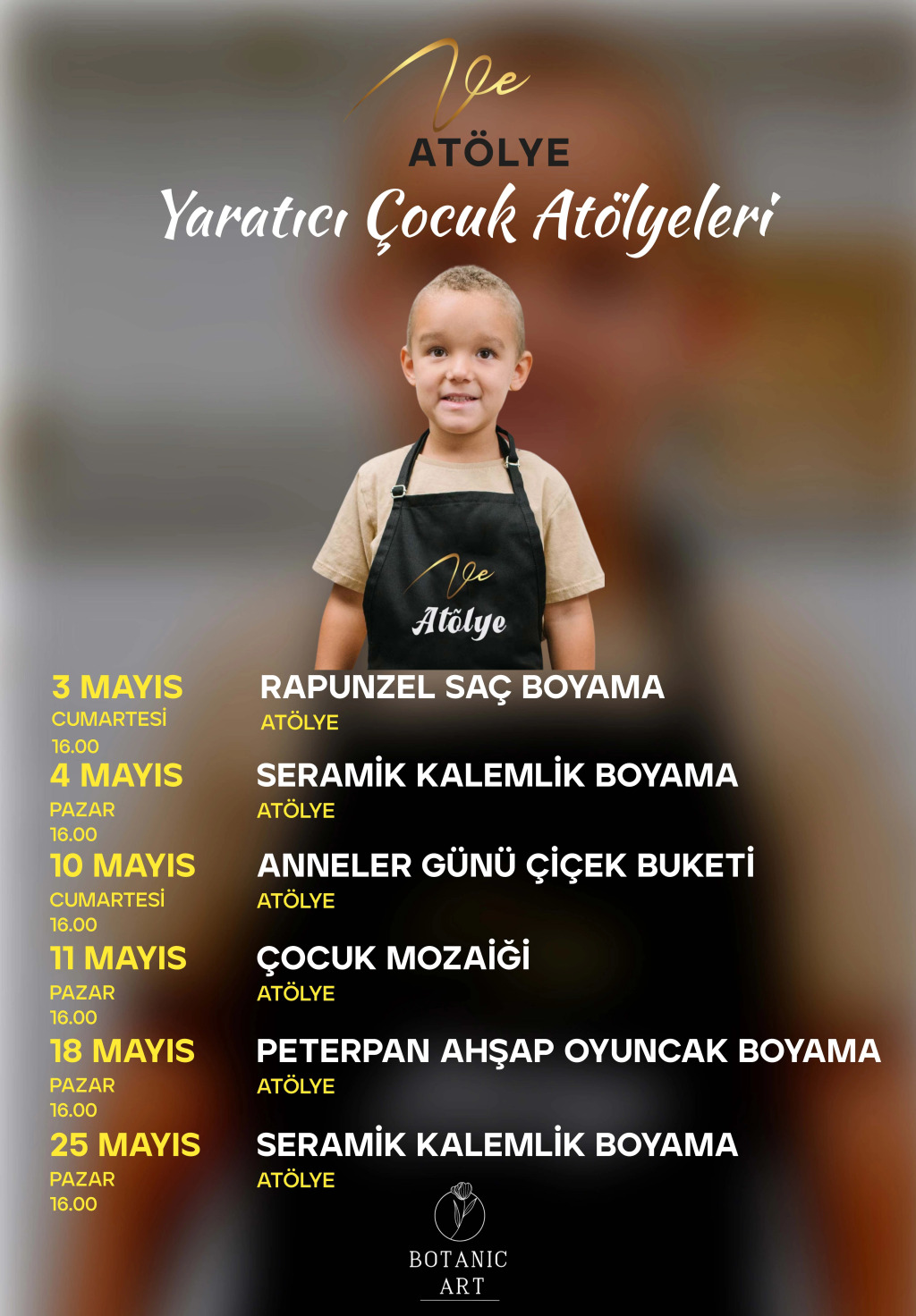 Ve Atölye Yaratıcı Çocuk Atölyeleri