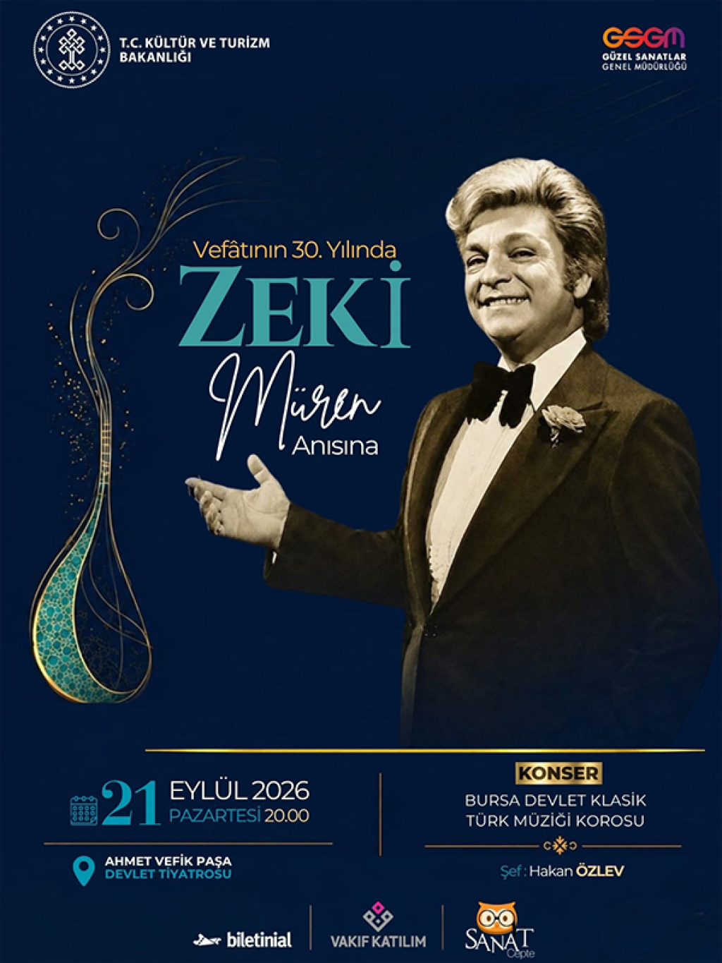 Vefatının 30. Yılında Zeki Müren Anısına - Bursa Devlet Klasik Türk Müziği Korosu