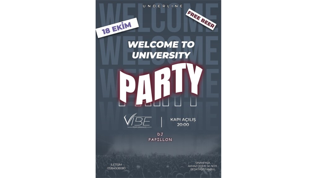 WELCOME TO UNIVERSİTY