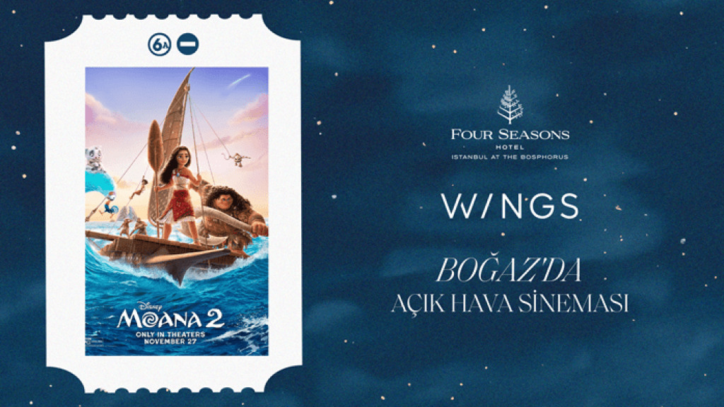 Wings Boğaz'da Açık Hava Sineması - Moana 2