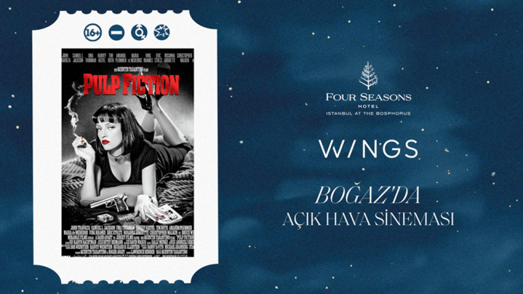 Wings Boğaz'da Açık Hava Sineması - Ucuz Roman / Pulp Fiction
