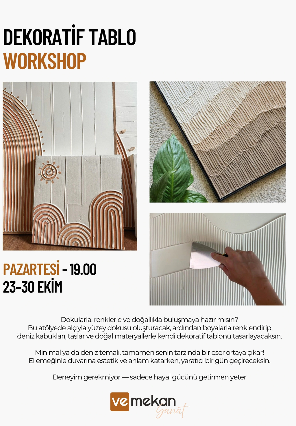 Workshop: Dekoratif Tablo X veMekan