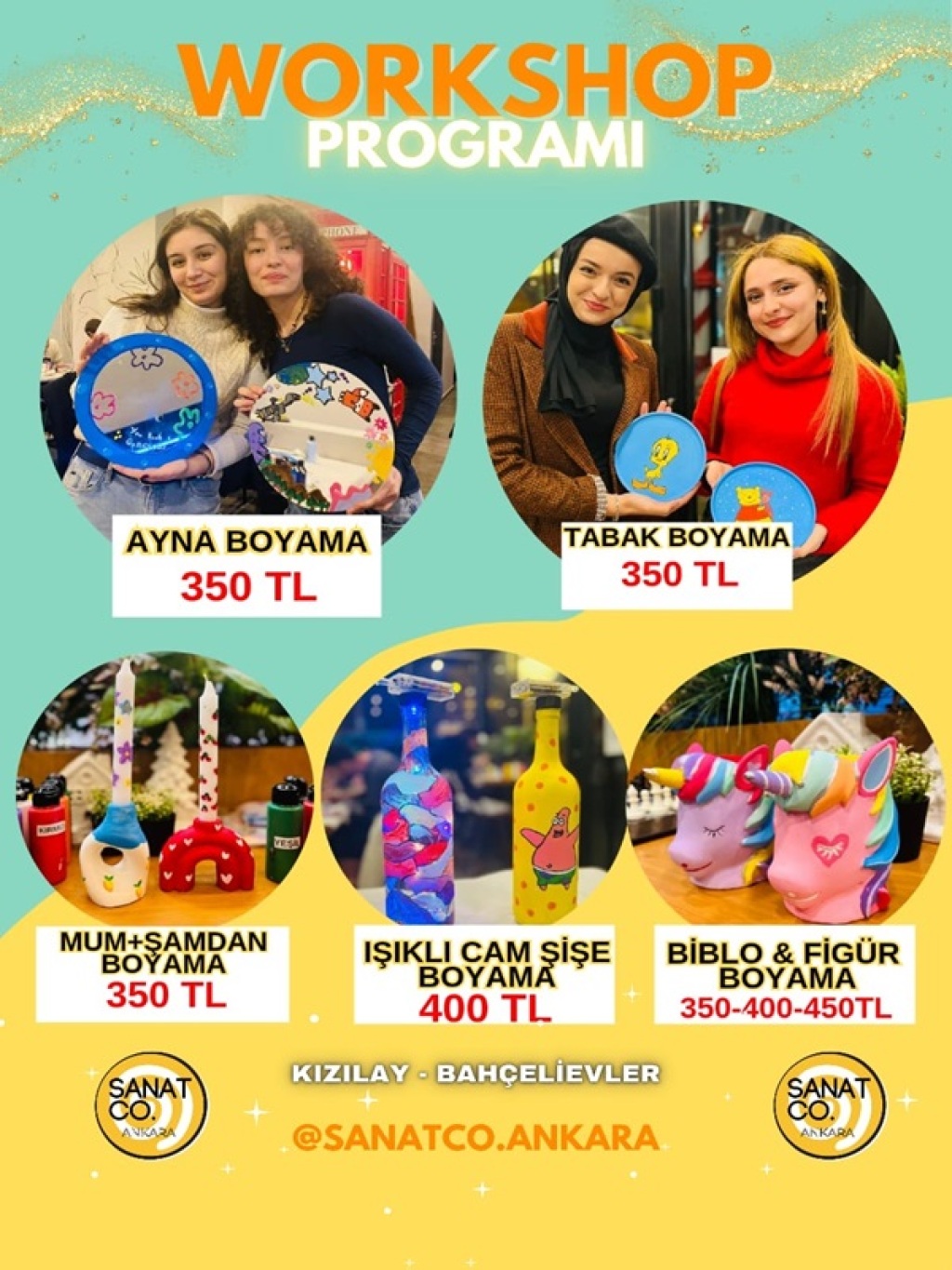 Workshop: Etkinlik Takvimi - Sanatco Ankara