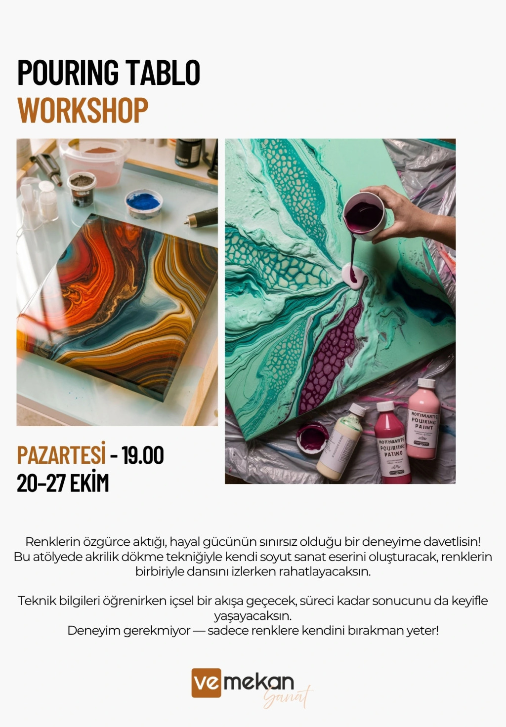 Workshop: Pouring Tablo X veMekan