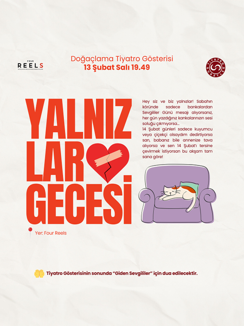 Yanlızlar Gecesi Doğaçlama Tiyatro