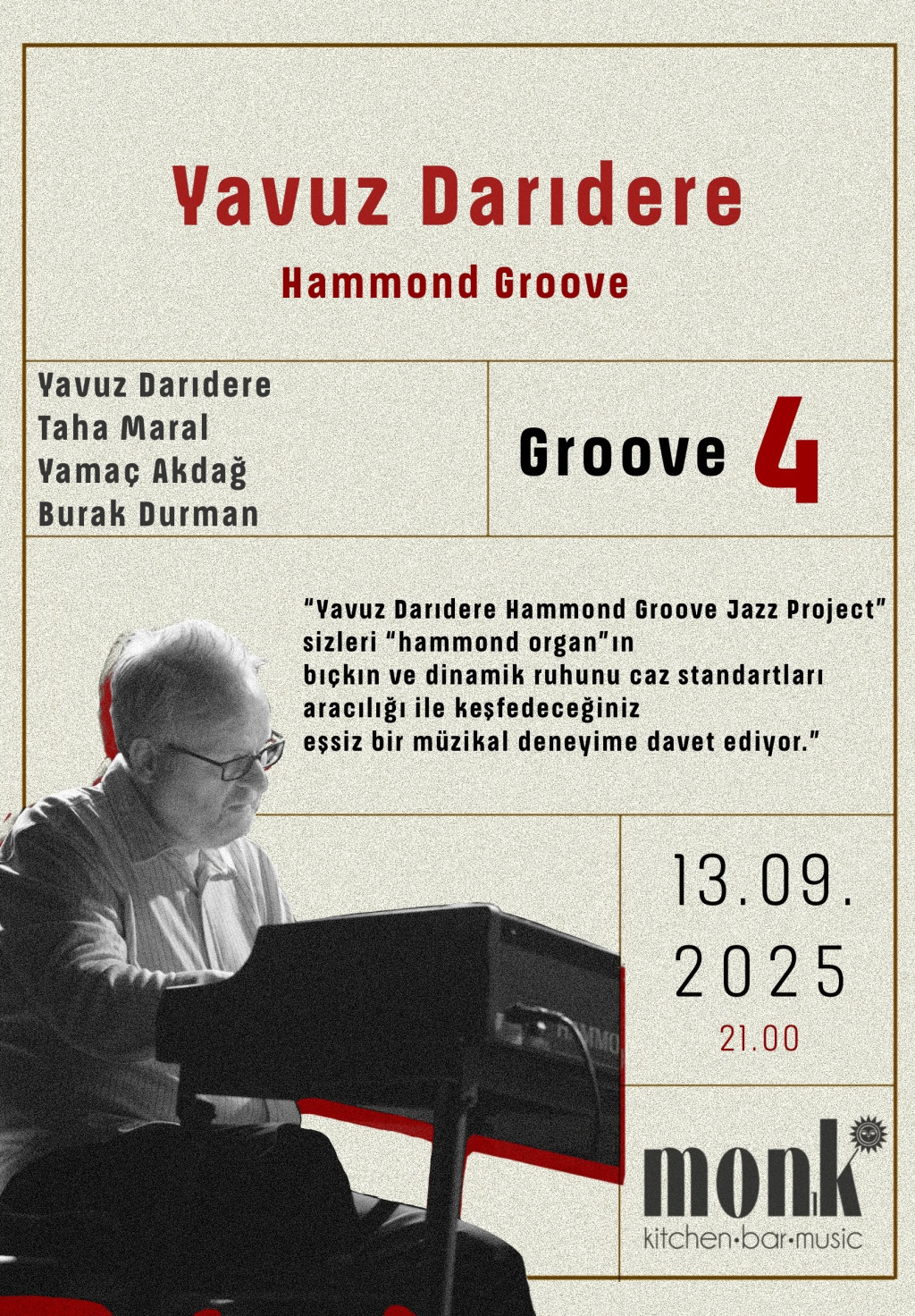 Yavuz Darıdere "Hammomd Trio''