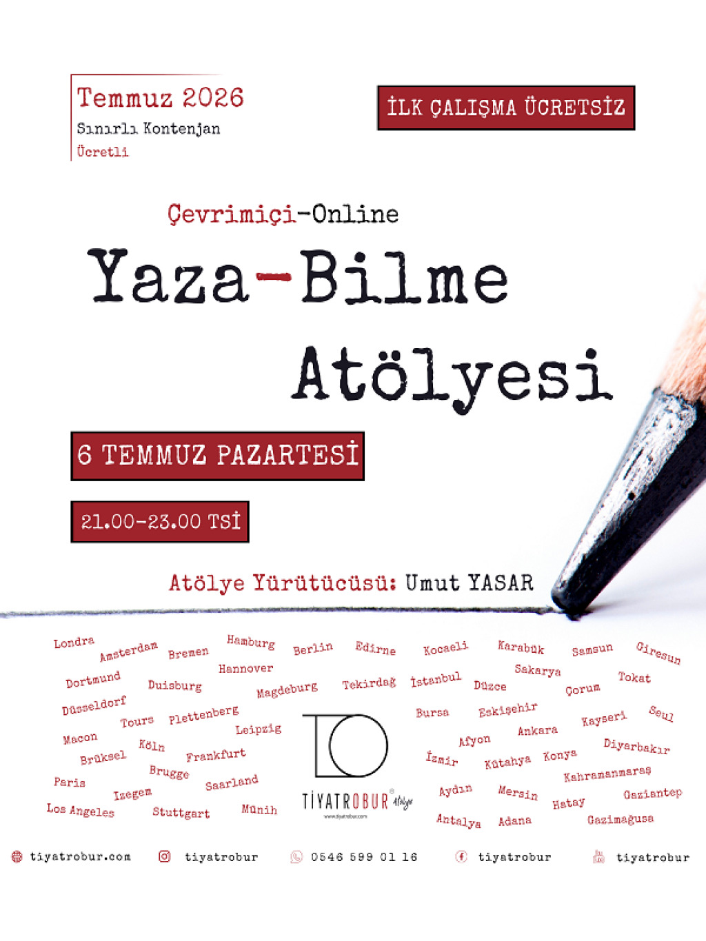 Yaza-Bilme Atölyesi