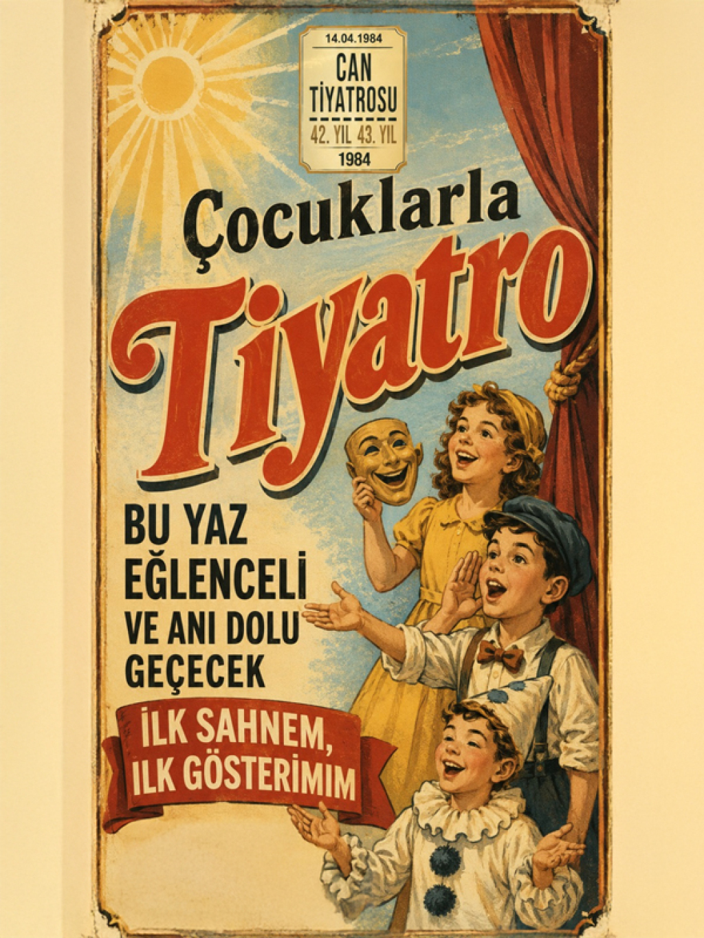 Yaza Özel (8-16 Yaş) -  Tiyatro Atölyesi