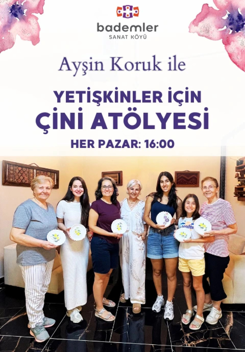 Yetişkinler İçin Çini Atölyesi