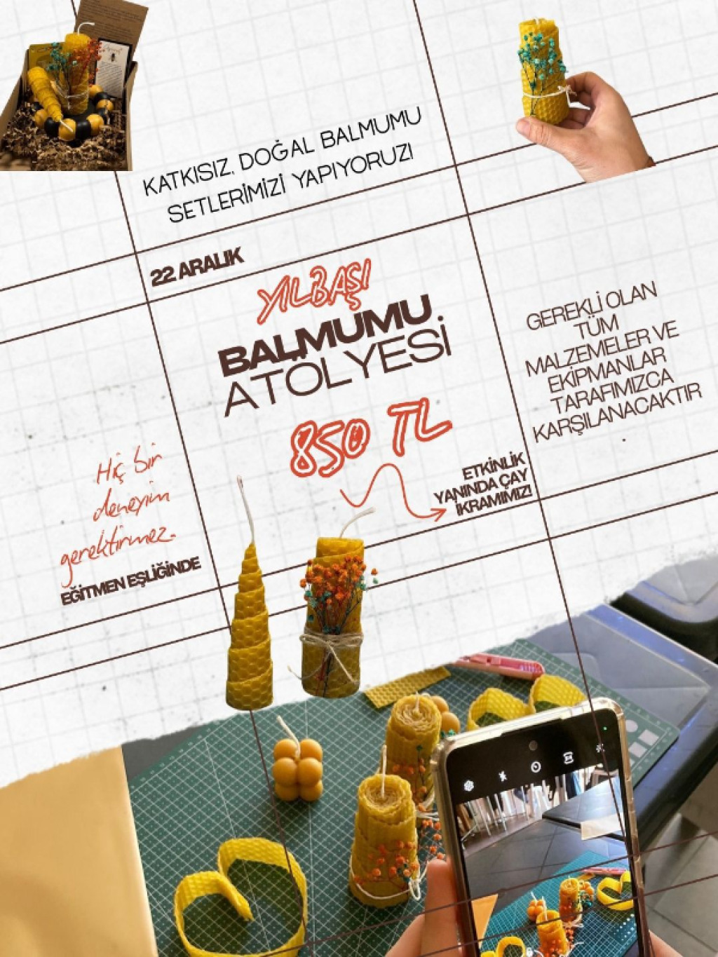 Yılbaşı Balmumu Atölyesi