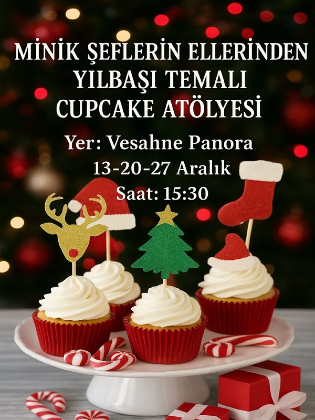 Yılbaşı Cupcake Atölyesi