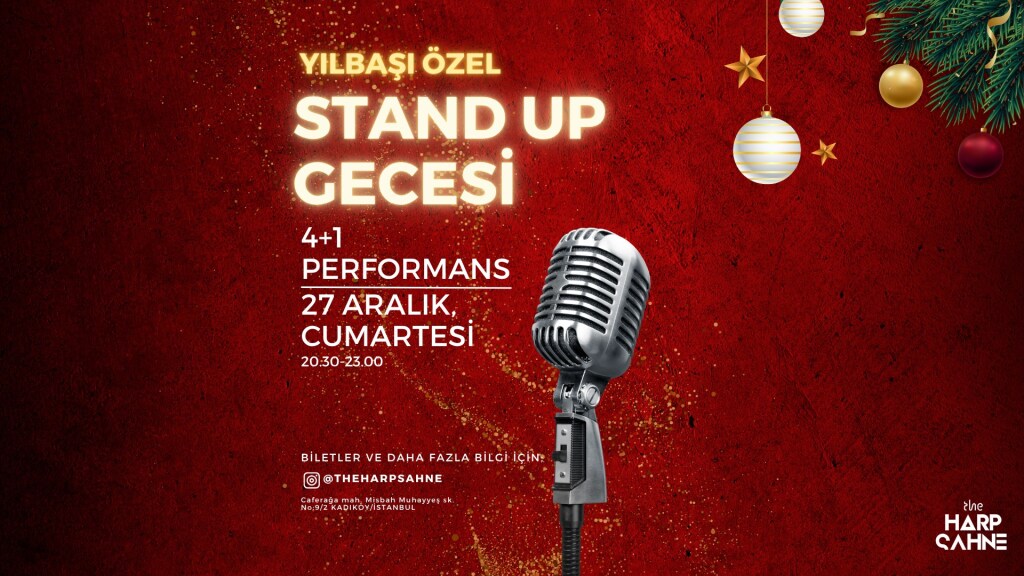 Yılbaşı Özel Stand Up Gecesi Kadıköy