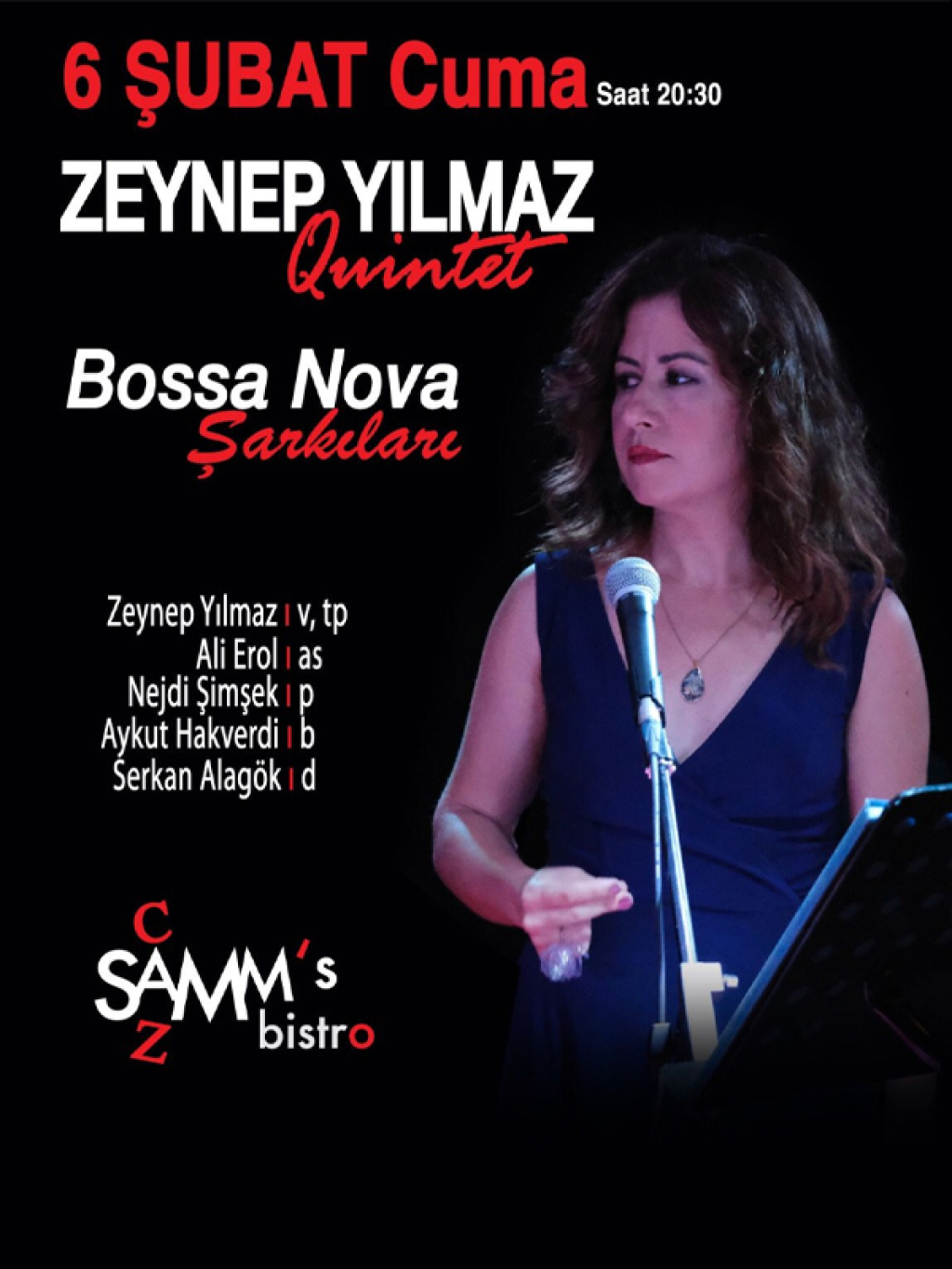 Zeynep Yılmaz Quintet 'Bossa Nova Şarkıları'
