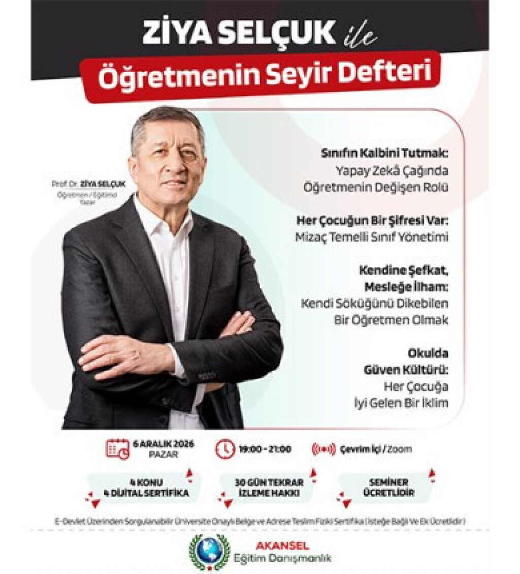 Ziya Selçuk ile "Öğretmenin Seyir Defteri"